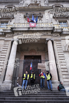 Demonstration der Gelbwesten in Lyon