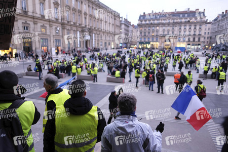 Demonstration der Gelbwesten in Lyon