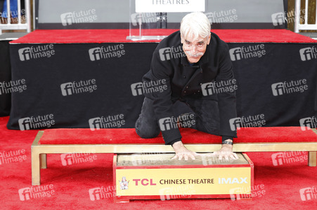 Hand and Footprint Ceremony mit Sam Elliott in Los Angeles