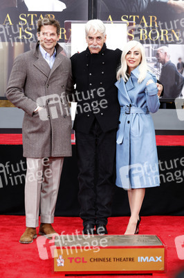 Hand and Footprint Ceremony mit Sam Elliott in Los Angeles