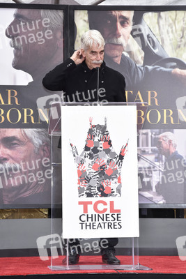 Hand and Footprint Ceremony mit Sam Elliott in Los Angeles
