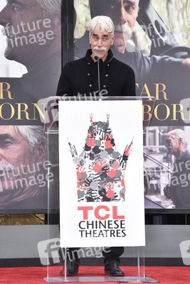 Hand and Footprint Ceremony mit Sam Elliott in Los Angeles