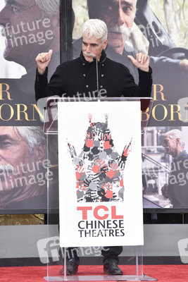 Hand and Footprint Ceremony mit Sam Elliott in Los Angeles