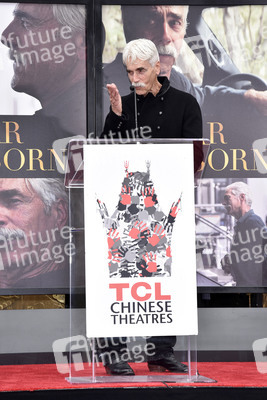 Hand and Footprint Ceremony mit Sam Elliott in Los Angeles