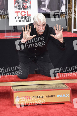 Hand and Footprint Ceremony mit Sam Elliott in Los Angeles
