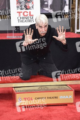 Hand and Footprint Ceremony mit Sam Elliott in Los Angeles