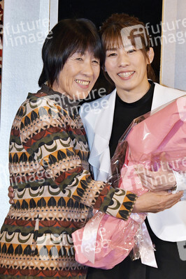 Pressekonferenz mit Saori Yoshida in Tokio
