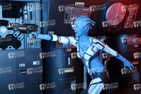 GEEK ART: 'Mass Effect' Bodypainting