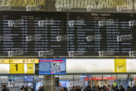 Verdi Warnstreik des Sicherheitspersonals am Flughafen Hannover
