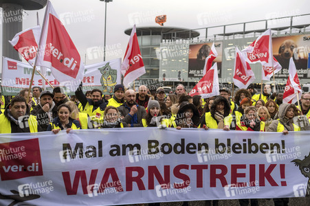 Verdi Warnstreik des Sicherheitspersonals am Flughafen Hannover