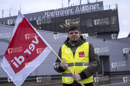Verdi Warnstreik des Sicherheitspersonals am Flughafen Hannover