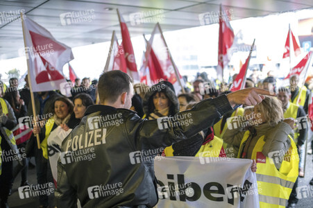 Verdi Warnstreik des Sicherheitspersonals am Flughafen Hannover