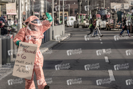 Demonstration 'Wir haben es satt!' in Berlin