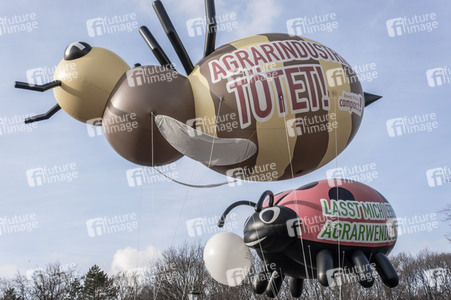 Demonstration 'Wir haben es satt!' in Berlin