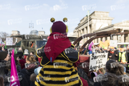 Demonstration 'Wir haben es satt!' in Berlin