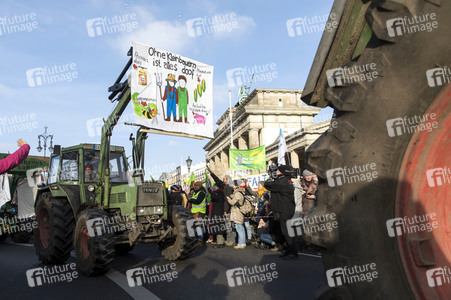 Demonstration 'Wir haben es satt!' in Berlin