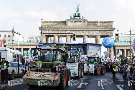 Demonstration 'Wir haben es satt!' in Berlin