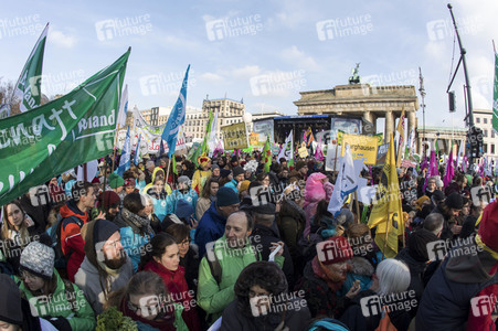 Demonstration 'Wir haben es satt!' in Berlin