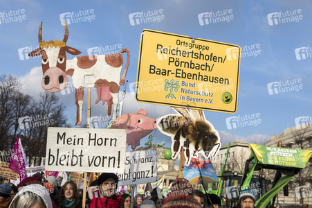 Demonstration 'Wir haben es satt!' in Berlin