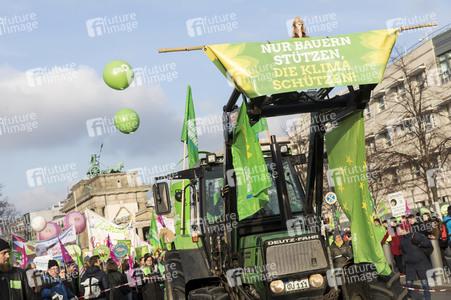 Demonstration 'Wir haben es satt!' in Berlin