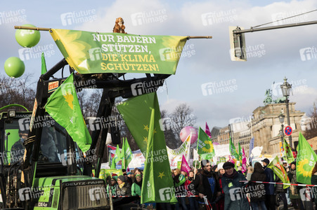 Demonstration 'Wir haben es satt!' in Berlin