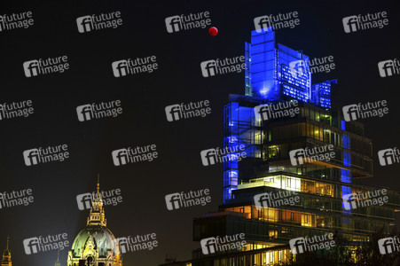 Mondfinsternis über Hannover