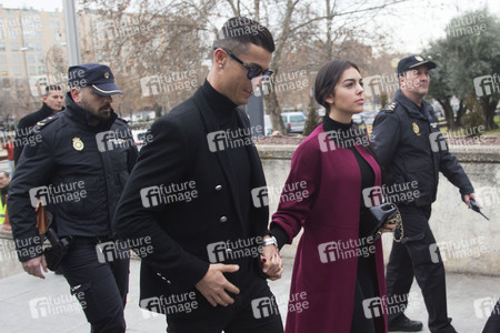Cristiano Ronaldo am Landgericht in Madrid