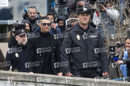 Cristiano Ronaldo am Landgericht in Madrid