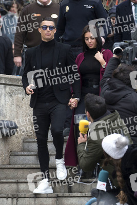 Cristiano Ronaldo am Landgericht in Madrid