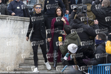 Cristiano Ronaldo am Landgericht in Madrid