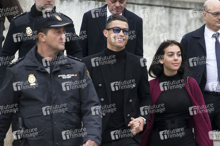 Cristiano Ronaldo am Landgericht in Madrid