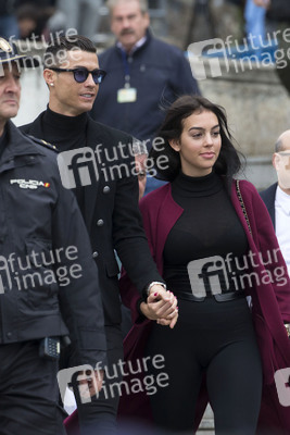 Cristiano Ronaldo am Landgericht in Madrid