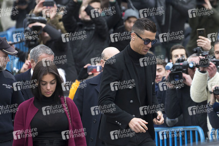 Cristiano Ronaldo am Landgericht in Madrid