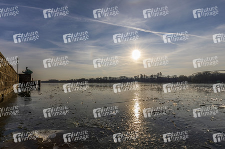 Eis auf dem Maschsee in Hannover