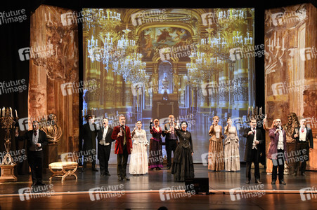 Musicalaufführung 'Das Phantom der Oper' in München