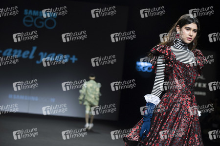 Anel Yaos Fashion Show auf der Mercedes-Benz Fashion Week Madrid Herbst/Winter 2019