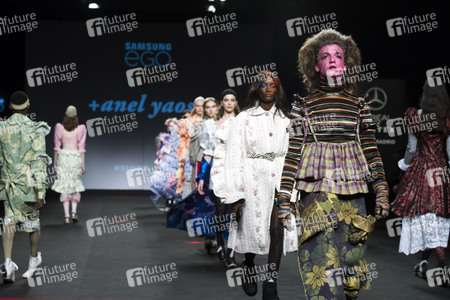 Anel Yaos Fashion Show auf der Mercedes-Benz Fashion Week Madrid Herbst/Winter 2019