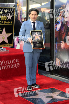 Gustavo Dudamel erhält einen Stern auf dem Hollywood Walk of Fame in Los Angeles