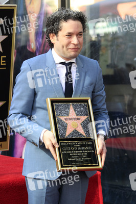 Gustavo Dudamel erhält einen Stern auf dem Hollywood Walk of Fame in Los Angeles