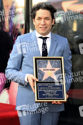 Gustavo Dudamel erhält einen Stern auf dem Hollywood Walk of Fame in Los Angeles