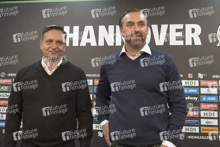 Pressekonferenz des neuen Cheftrainers von Hannover 96 in Hannover