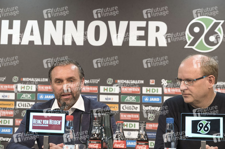 Pressekonferenz des neuen Cheftrainers von Hannover 96 in Hannover