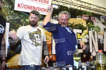 Show-Kochen auf der Tattoo Convention in Dresden