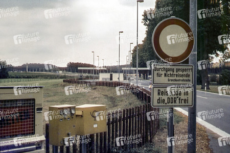 Grenzübergang zur DDR in Bergen an der Dumme