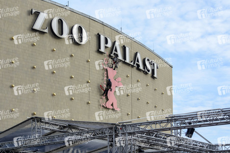 Berlinale Logo an Zoo Palast in Berlin