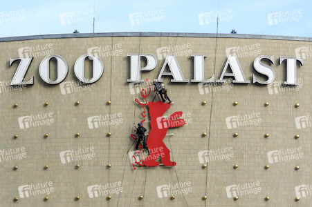 Berlinale Logo an Zoo Palast in Berlin
