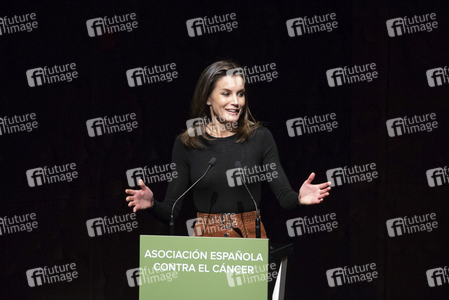 Letizia von Spanien spricht beim Forum gegen Krebs in Madrid