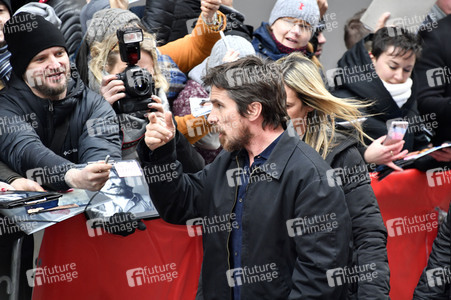 Christian Bale bei der Ankunft am Grand Hyatt Hotel, Berlinale 2019