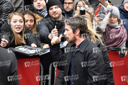Christian Bale bei der Ankunft am Grand Hyatt Hotel, Berlinale 2019