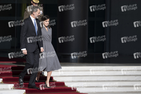 Abflug der spanischen Royals in Madrid